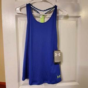Underarmour workout heat gear top Youth Large NWT
